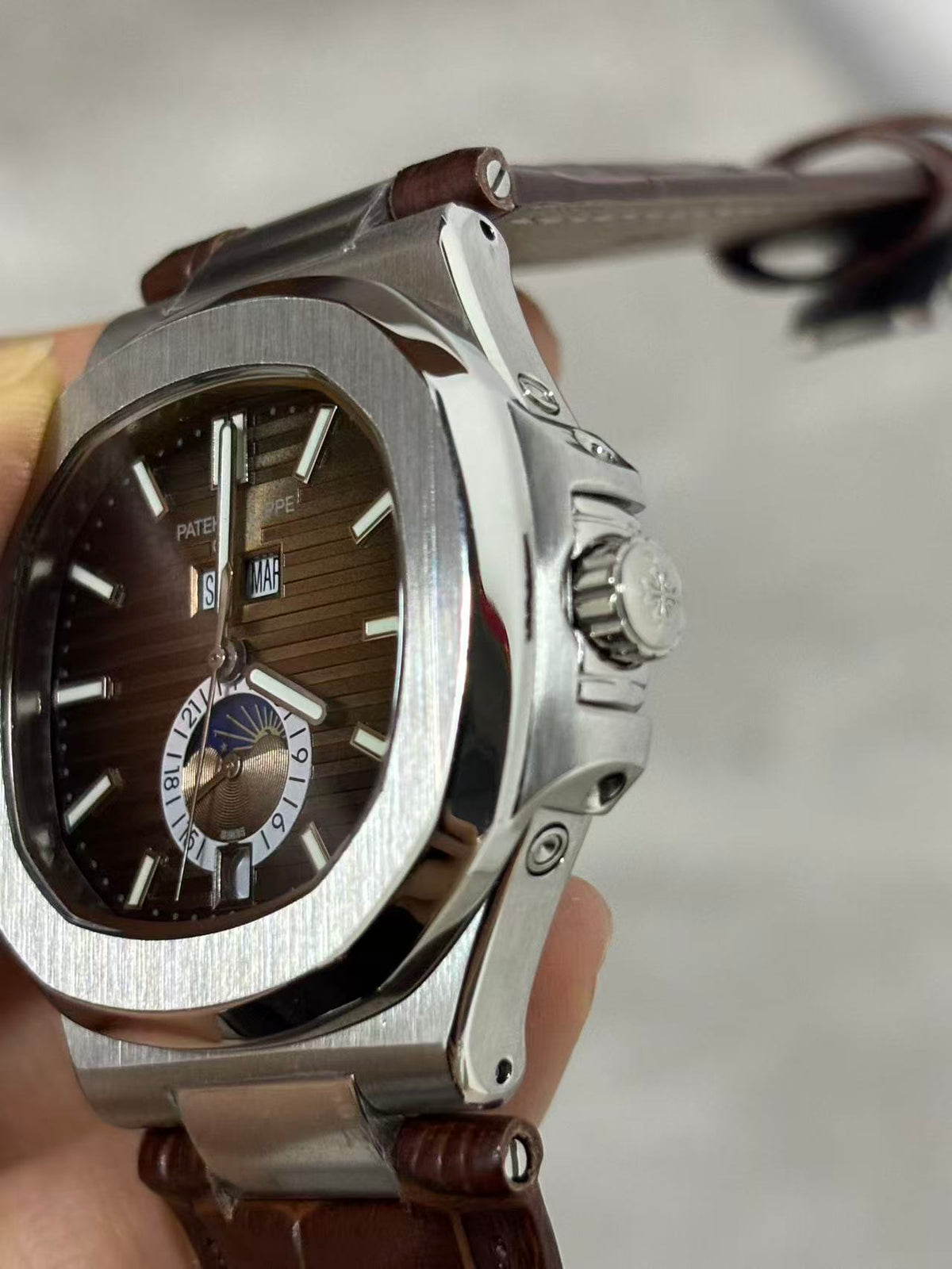 Replica NAUTILUS Stainless Steel Automatic Mechanical Watch 40mm