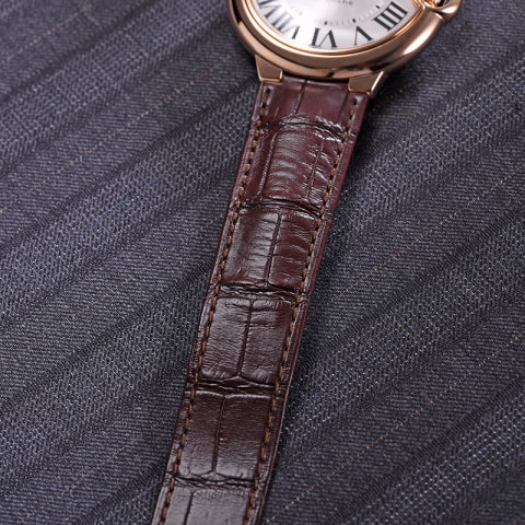Ballon Bleu Brown Leather 904l Stainless Steel Automatic Mechanical Watch 42mm/36mm-1