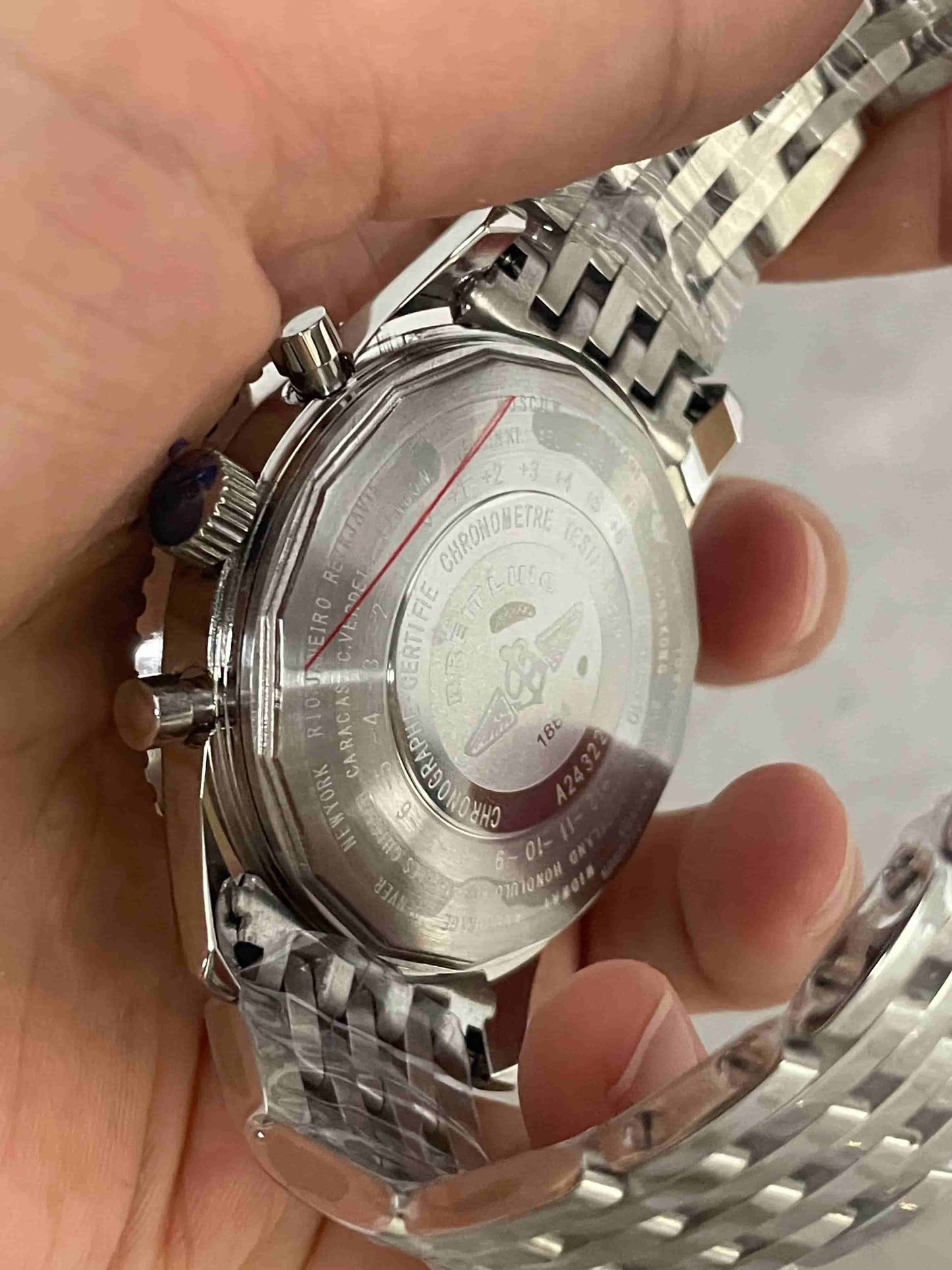 Replica Stainless Steel Japanese Vk63 Quartz Movement Watch BL104