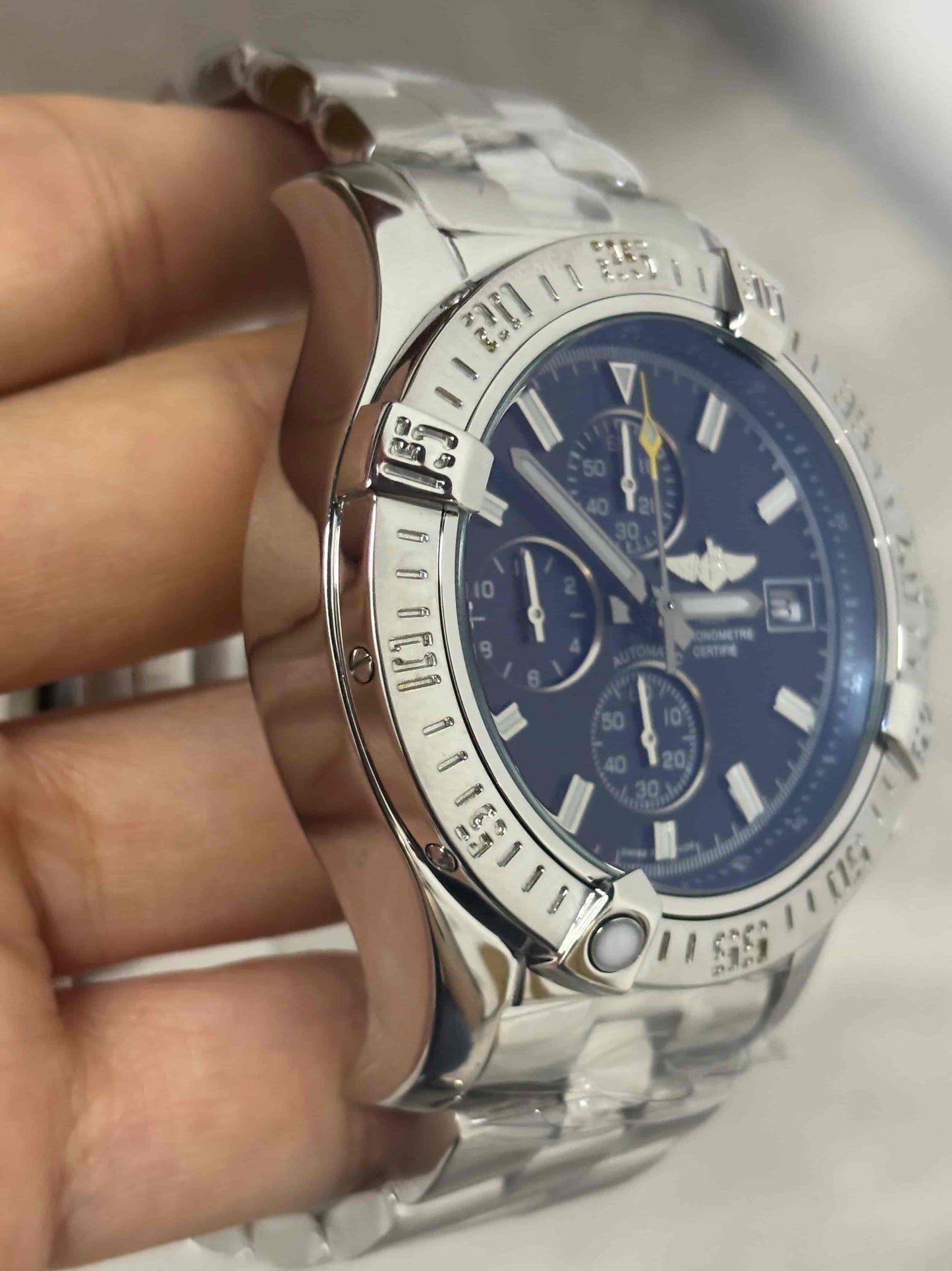 Replica Stainless Steel Japanese Vk Quartz Movement Watch  BL185