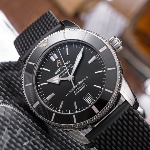 Replica SUPEROCEAN HéRITAGE Mechanical Stainless Steel 46mm Mens Watches