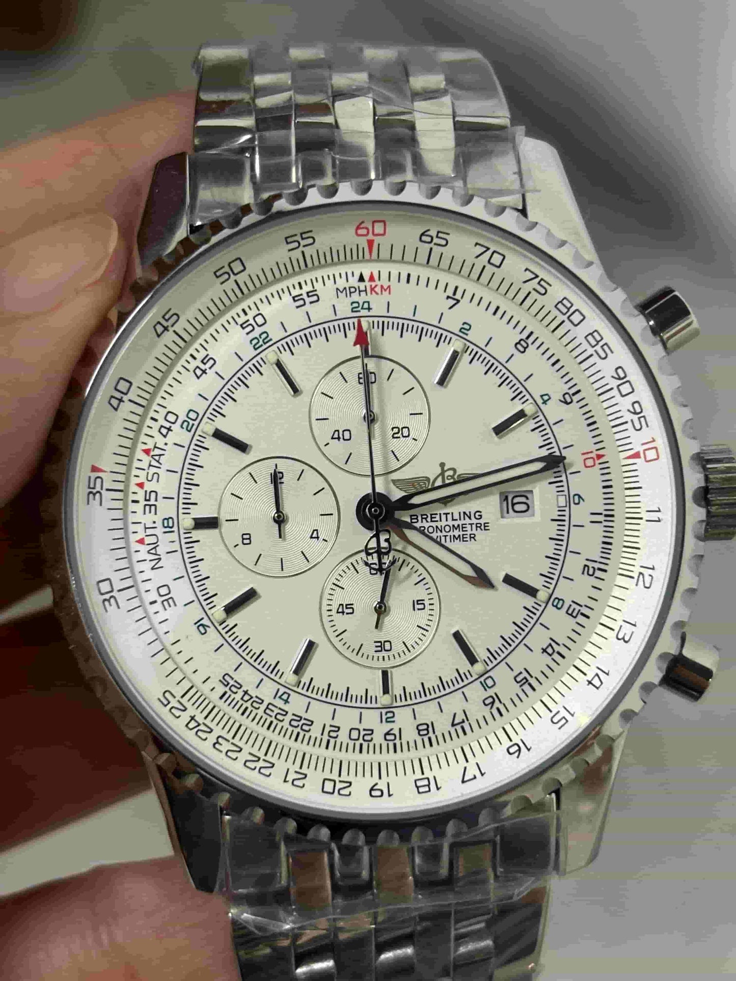 Replica Stainless Steel Japanese Vk Quartz Movement Watch BL200