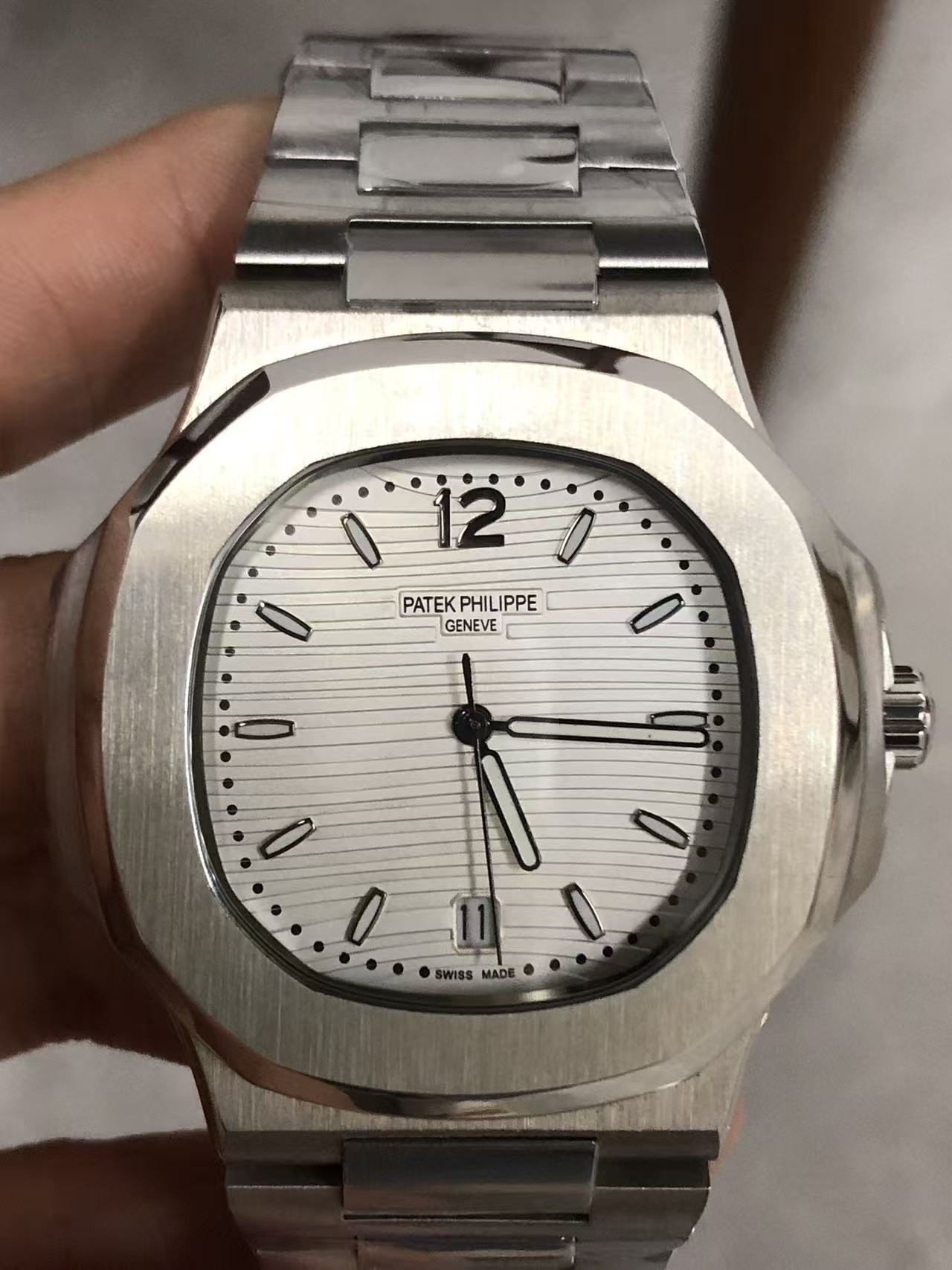 Replica 7118/1A-010 Stainless Steel Automatic Mechanical Watch 35mm
