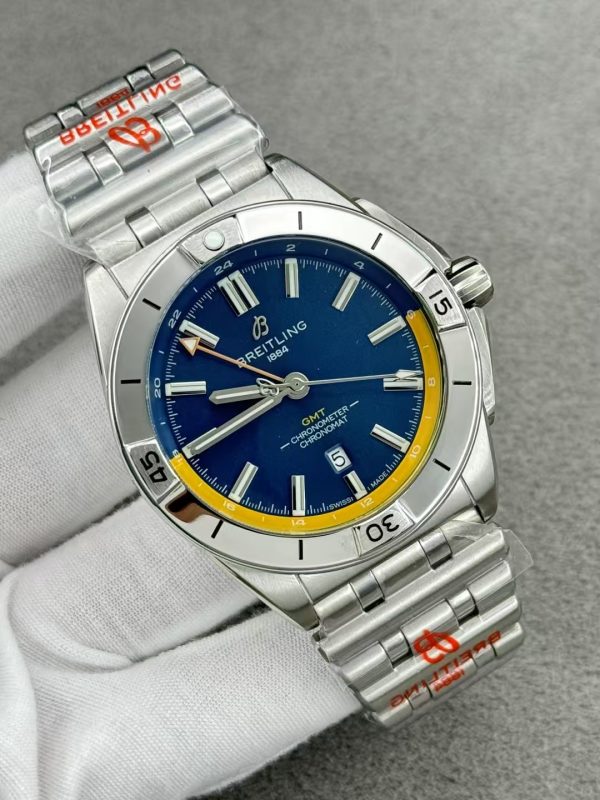 Replica Chronomat Automatic GMT Mechanical Stainless Steel 46mm Mens Watches A323981A1C1A1