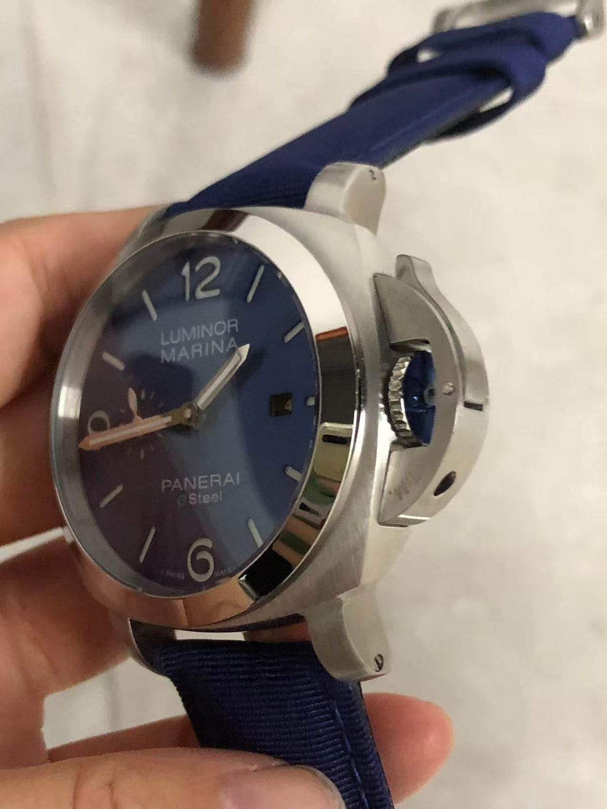 Replica LUMINOR 904L Stainless Steel Automatic Mechanical Watch Mens Watches 45mm