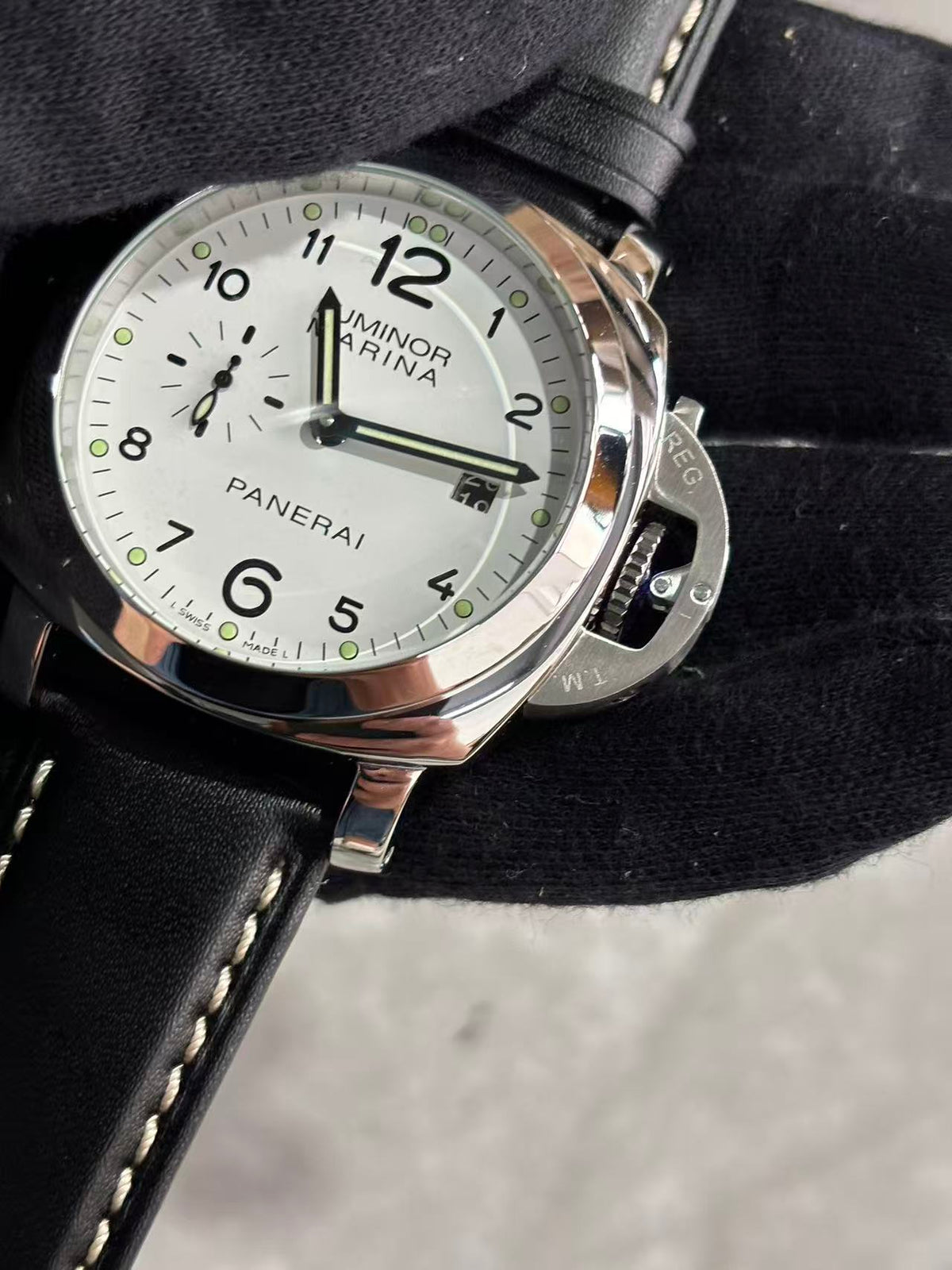 Replica LUMINOR 904L Stainless Steel Automatic Mechanical Watch Mens Watches 45mm
