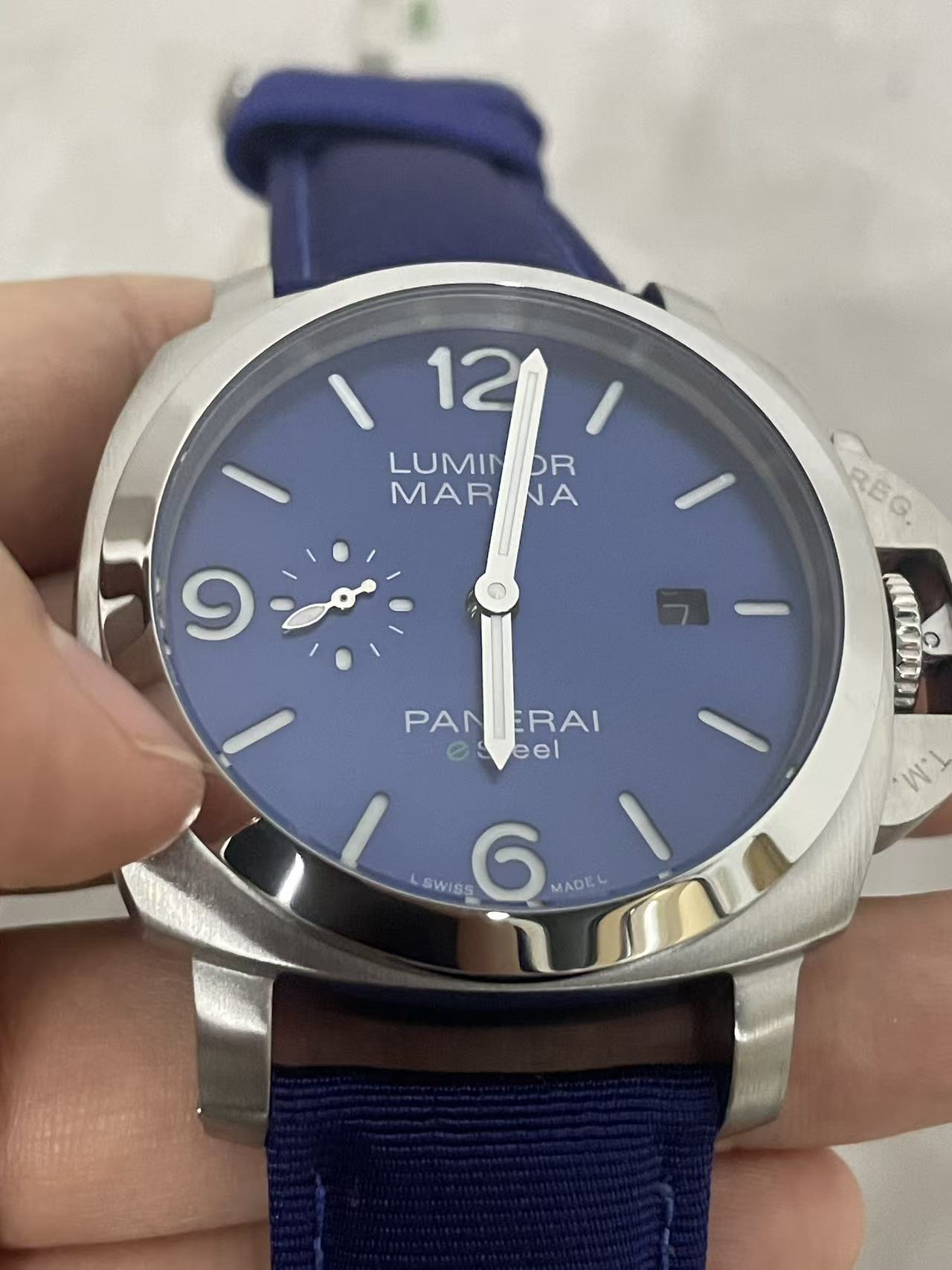 Replica LUMINOR 904L Stainless Steel Automatic Mechanical Watch Mens Watches 45mm