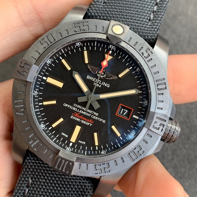 Replica Avengers Blackbird 46MM Mechanical Automatic Stainless Steel Watch