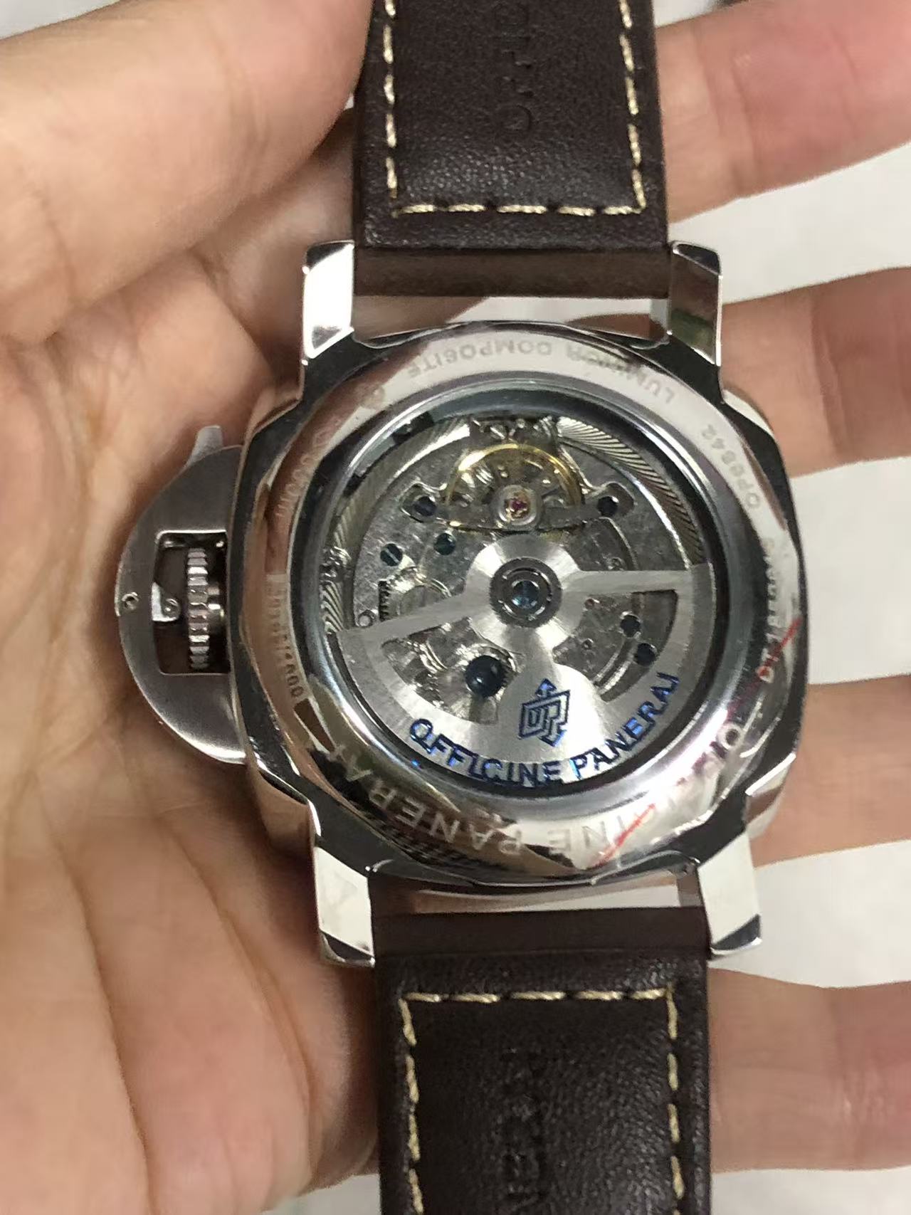 Replica LUMINOR 904L Stainless Steel Automatic Mechanical Watch Mens Watches 45mm