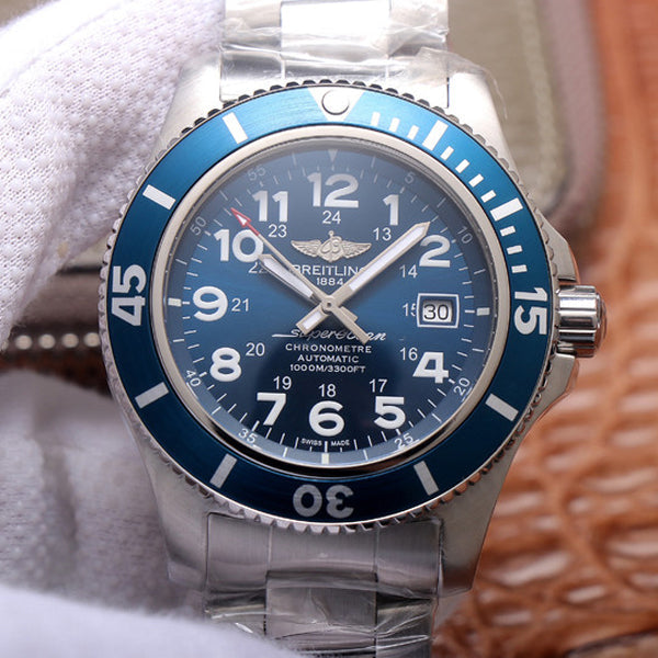 Replica Super Ocean 46MM Mechanical Automatic Stainless Steel Watch