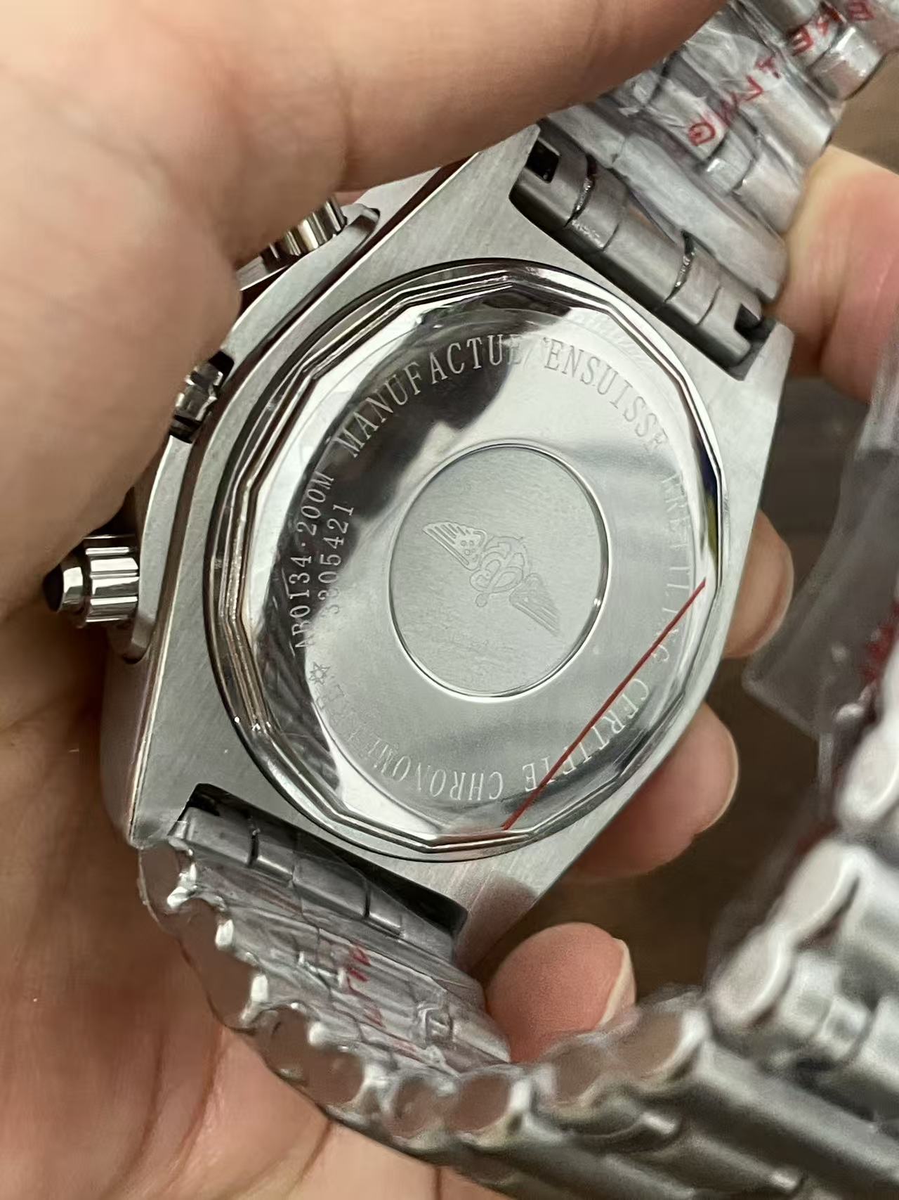 Replica CHRONOMAT Stainless Steel Quartz Movement Watch 46mm