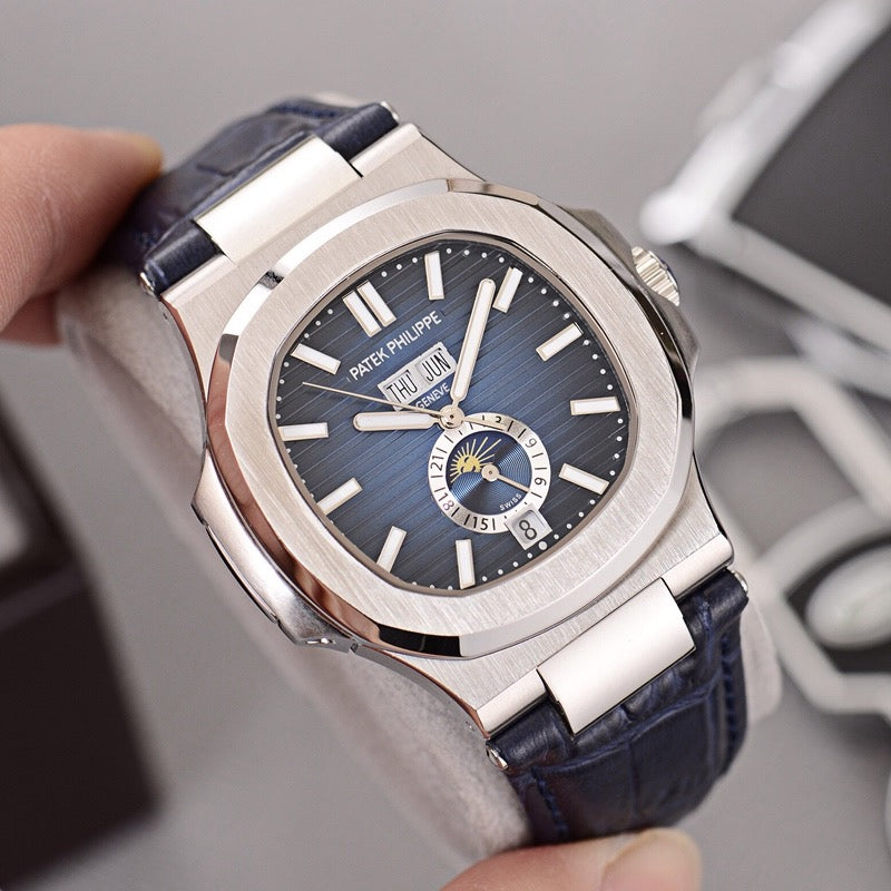 Replica 904l Stainless Steel Moon Phase Automatic Mechanical Watch 39mm