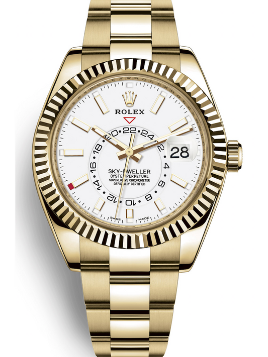 Automatic Watch for Men Replica Sky Dweller All Gold Dial 40mm R0612013