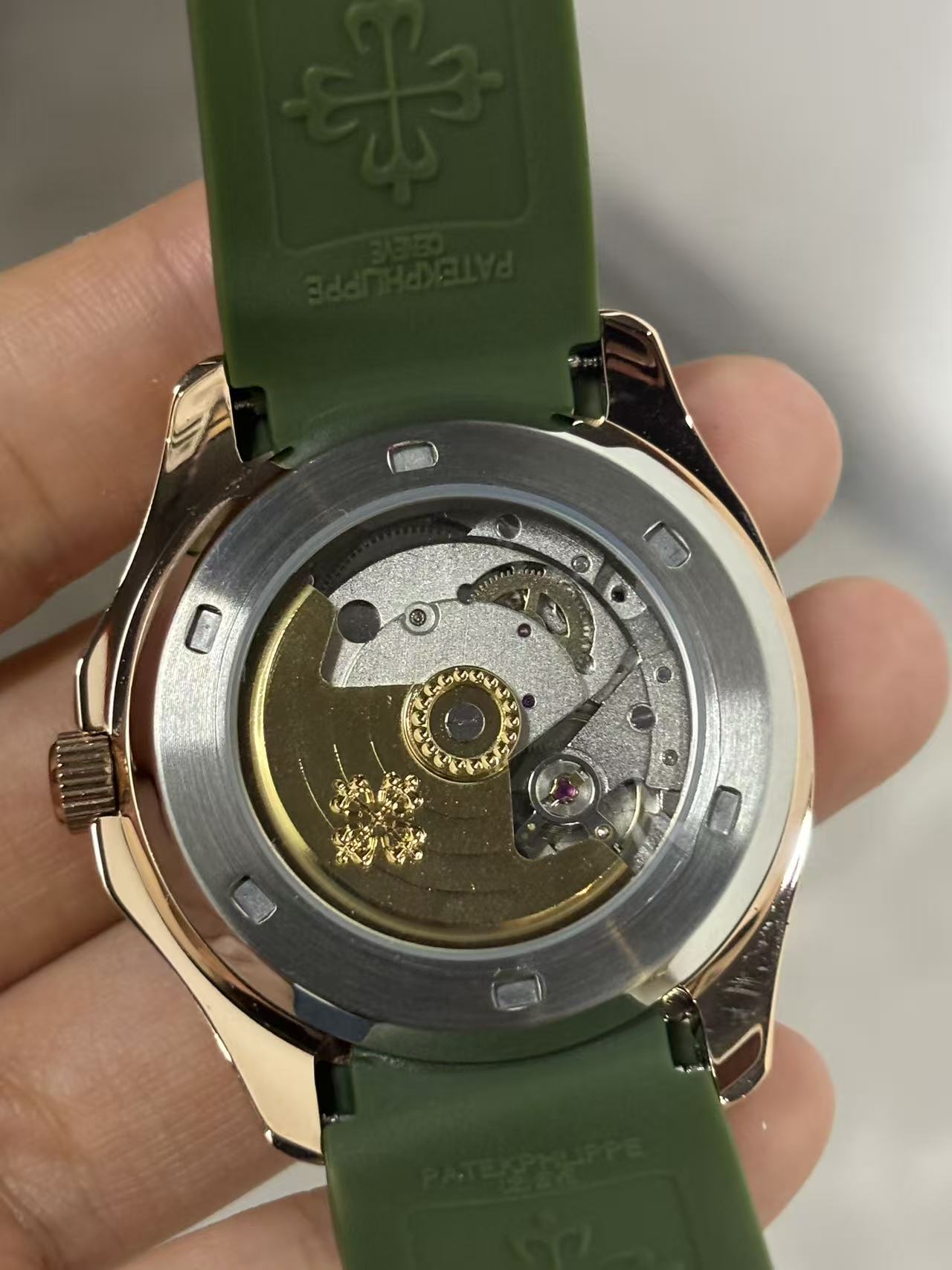 Replica AQUANAUT Moon Phase Not Work Stainless Steel Automatic Mechanical Watch 40mm