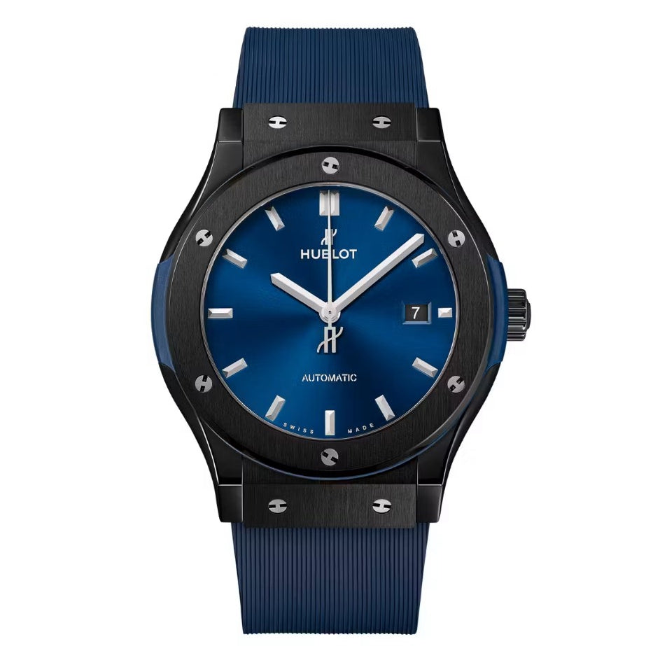 Luxury CLASSIC FUSION Automatic Watch for Men Mechanical Wristwatch Stainless Steel Rubber Strap 42mm Dial