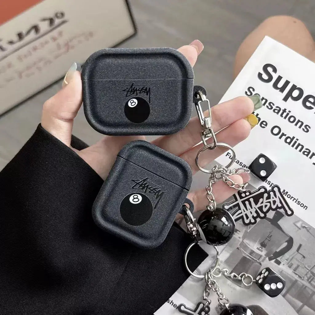 8-Ball AirPods Case with Keychain-s2 mysite