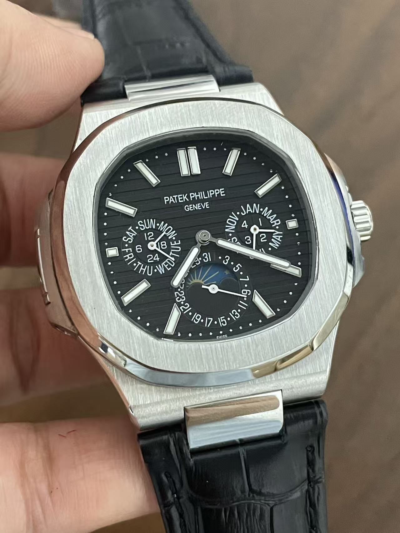 Replica NAUTILUS Stainless Steel Automatic Mechanical Watch 40mm