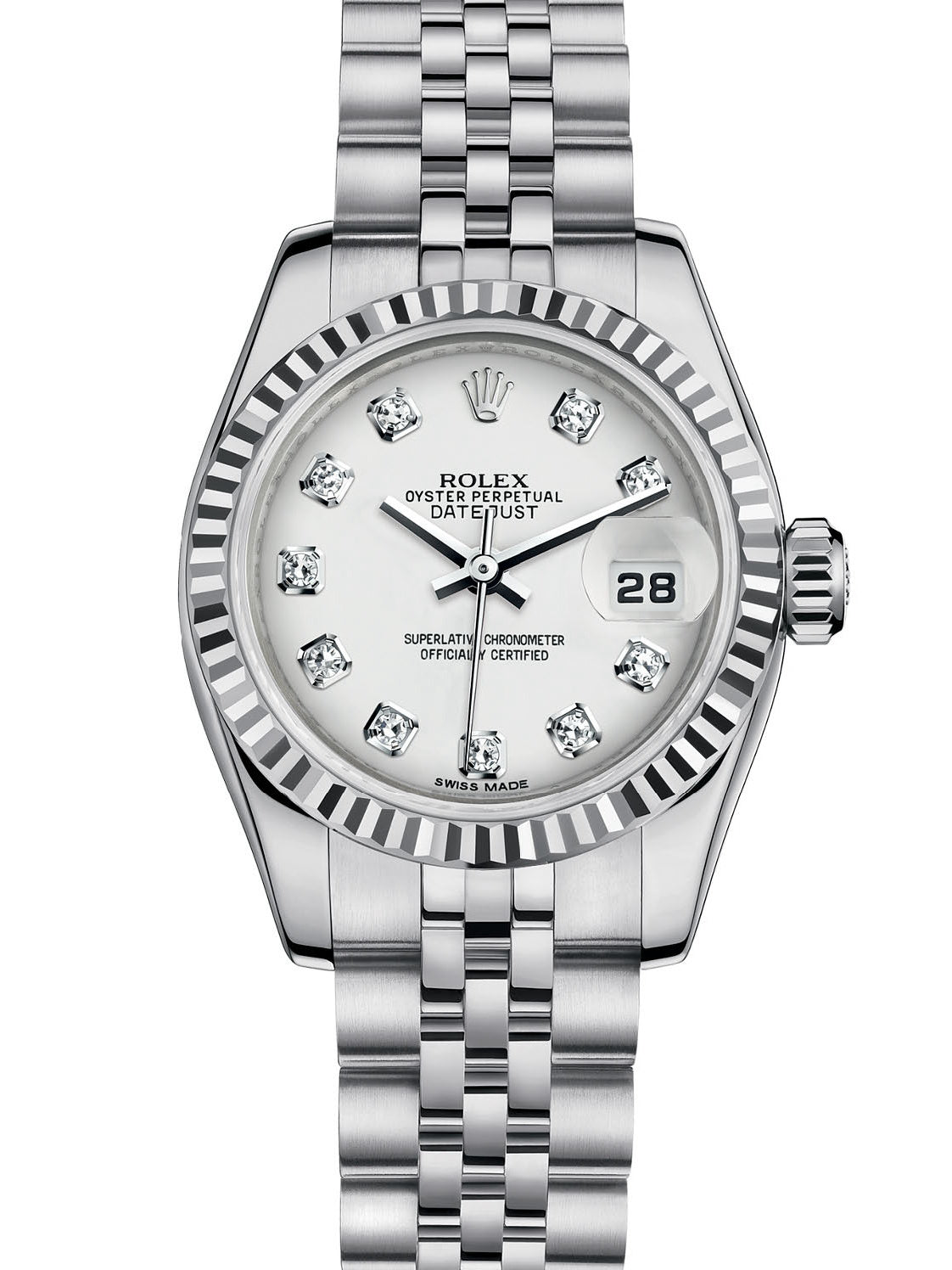 Automatic 31mm Women Watch Replica Datejust Silver Belt 061306