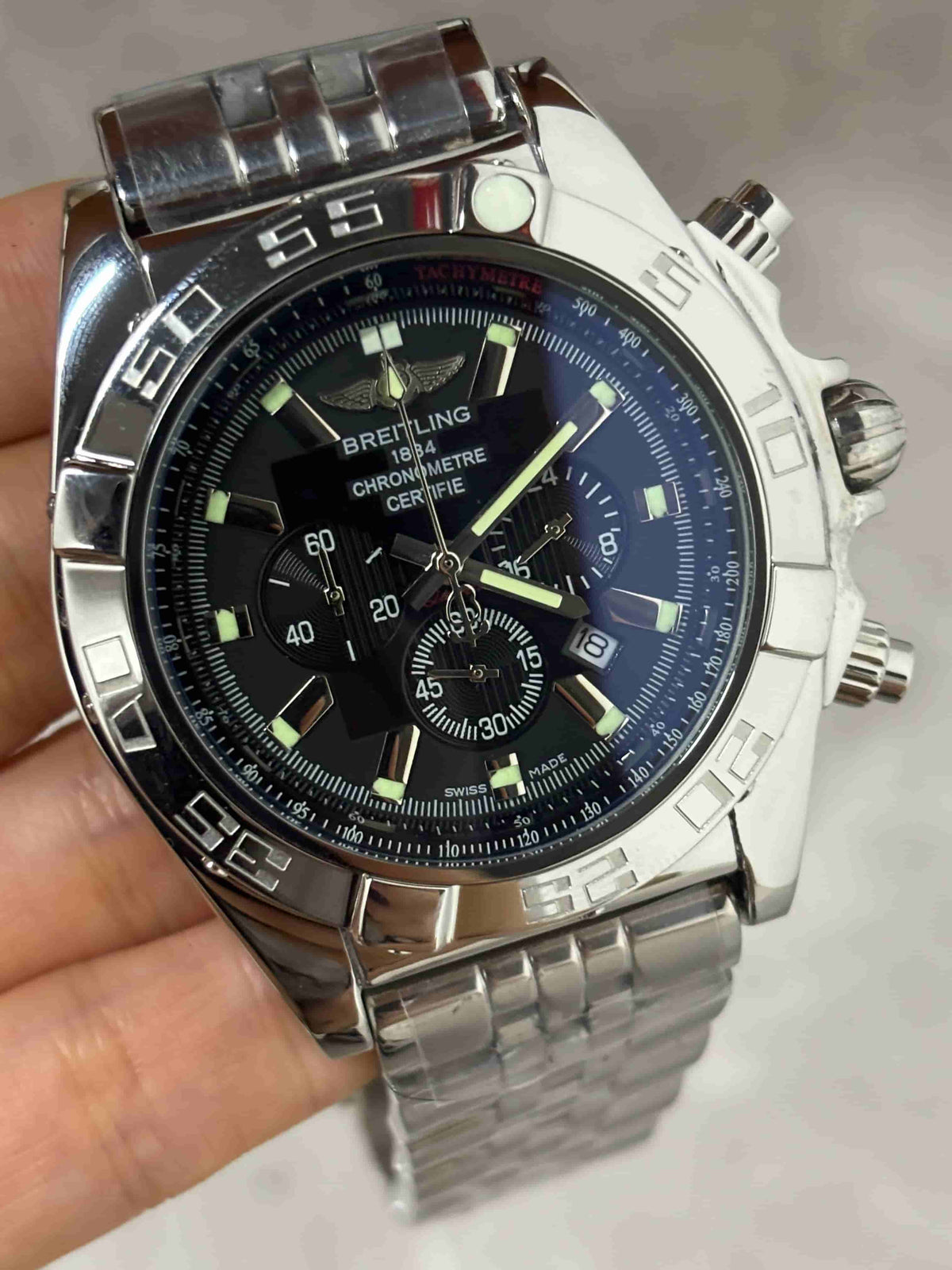 Replica Stainless Steel Japanese Vk63 Quartz Movement Watch BL128