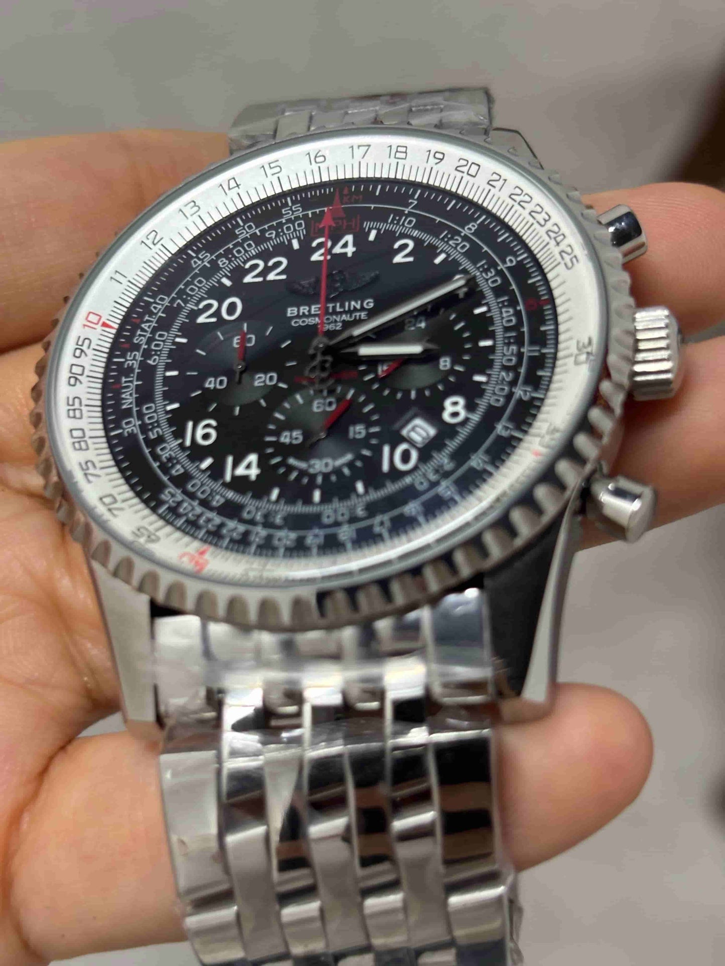 Replica Stainless Steel Japanese Vk63 Quartz Movement Watch  BL59