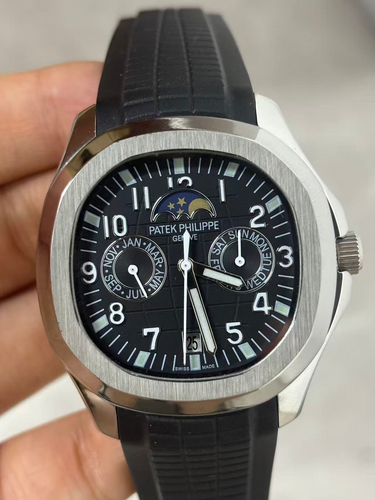 Replica AQUANAUT Stainless Steel Automatic Mechanical Watch 40mm