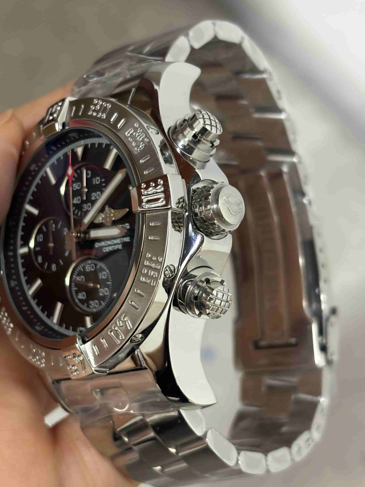 Replica Stainless Steel Japanese Vk Quartz Movement Watch BL199