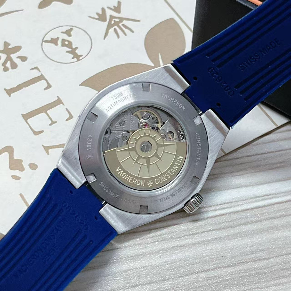 Luxury Automatic Mechanical Watch for Men Stainless Steel Overseas Moonphase 41mm Wristwatch