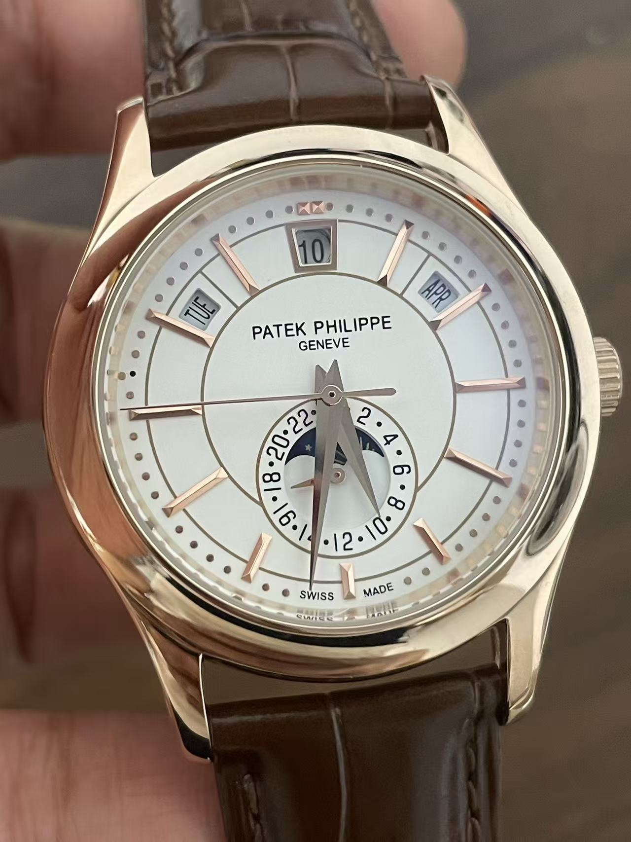 Replica 5205R 904l Stainless Steel Automatic Mechanical Watch 40mm