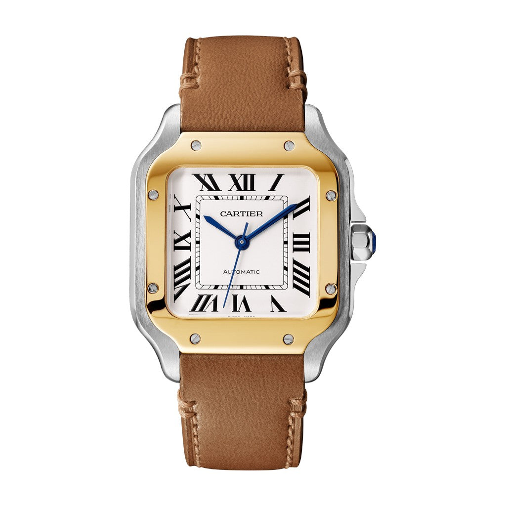Replica Santos 904l Stainless Steel Automatic Mechanical Watch 39mm-1