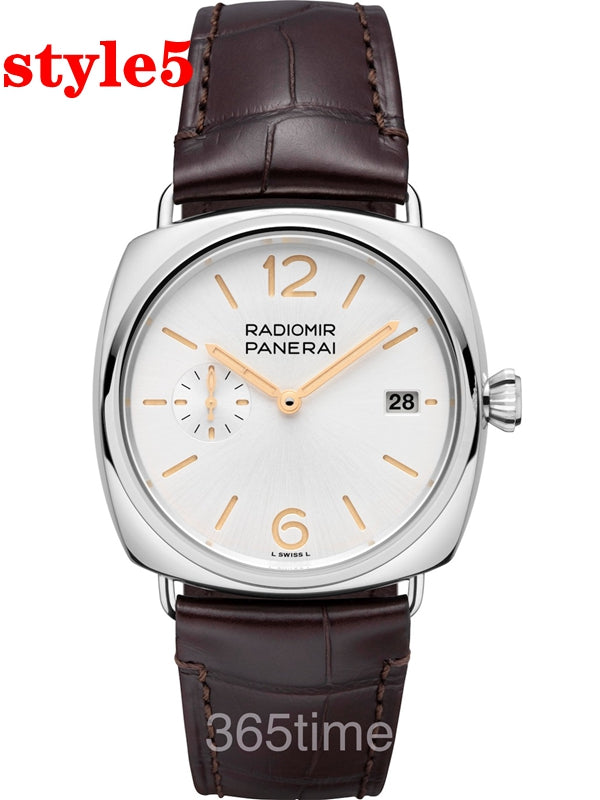 RADIOMIR 904l Stainless Steel Automatic Mechanical Watch Leather Strap Mens Watches 42MM PAM01026