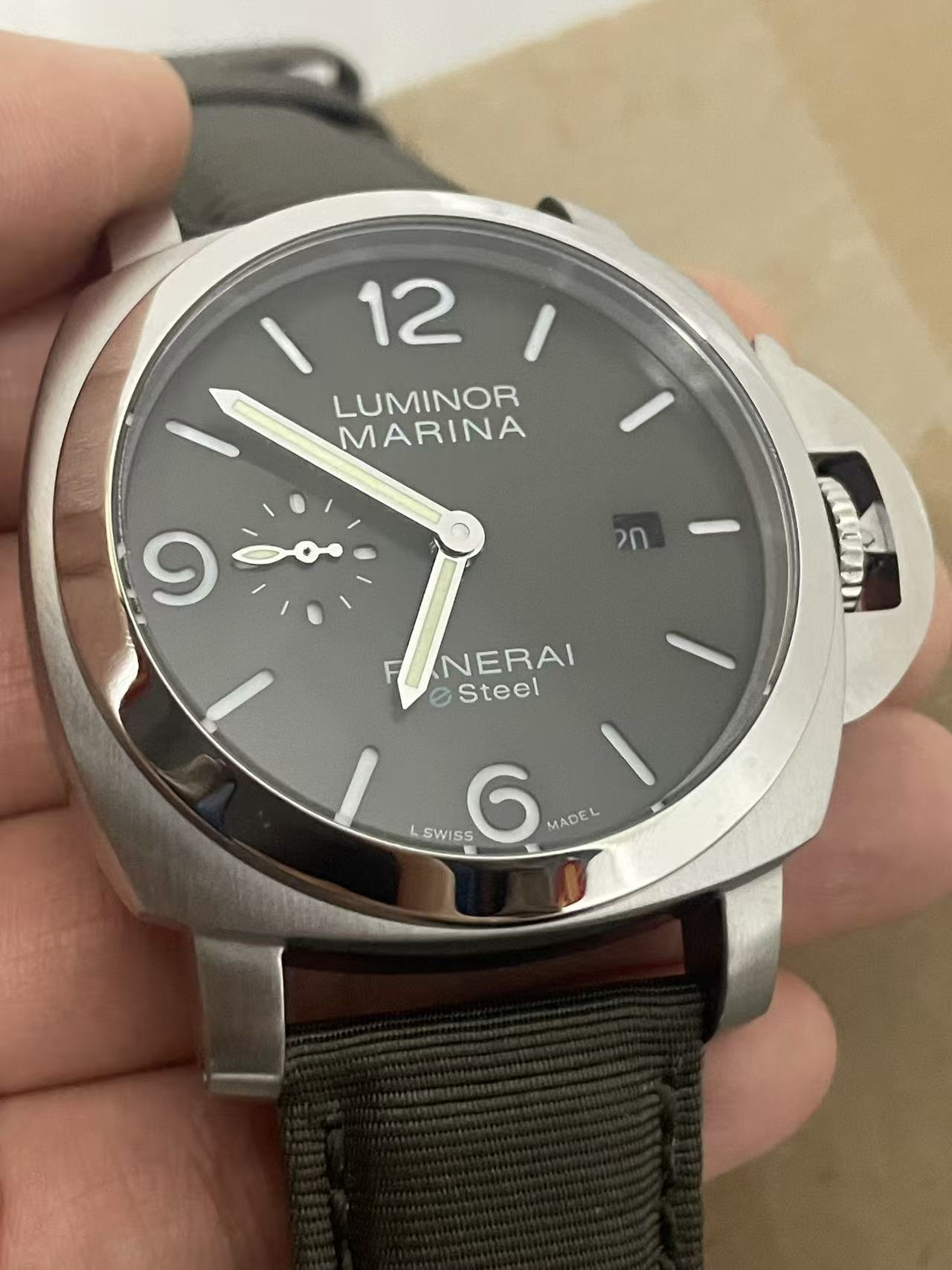 Replica LUMINOR 904L Stainless Steel Automatic Mechanical Watch Mens Watches 45mm PAM01358