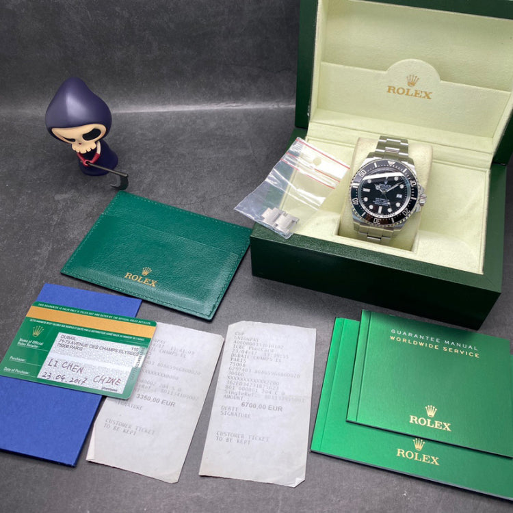Automatic Watch Replica DeepSea Dark Black Dial  100902