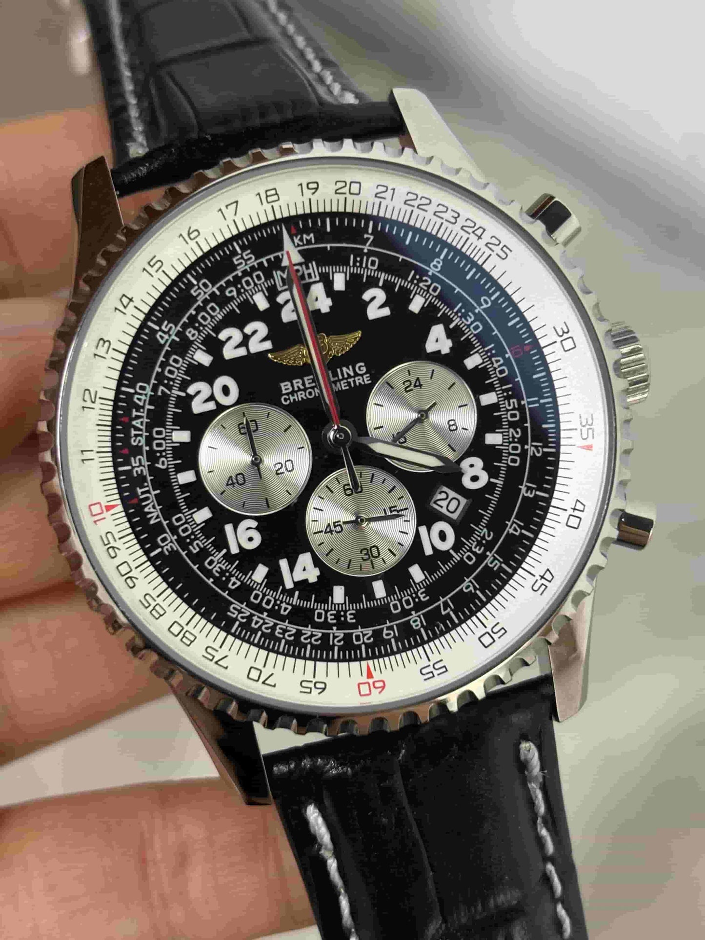 Replica Stainless Steel Japanese Vk63 Quartz Movement Watch BL53