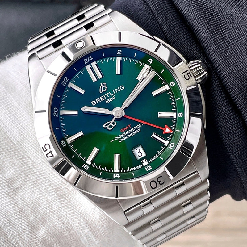 Replica Chronomat Automatic GMT  Mechanical Stainless Steel 46mm Mens Watches