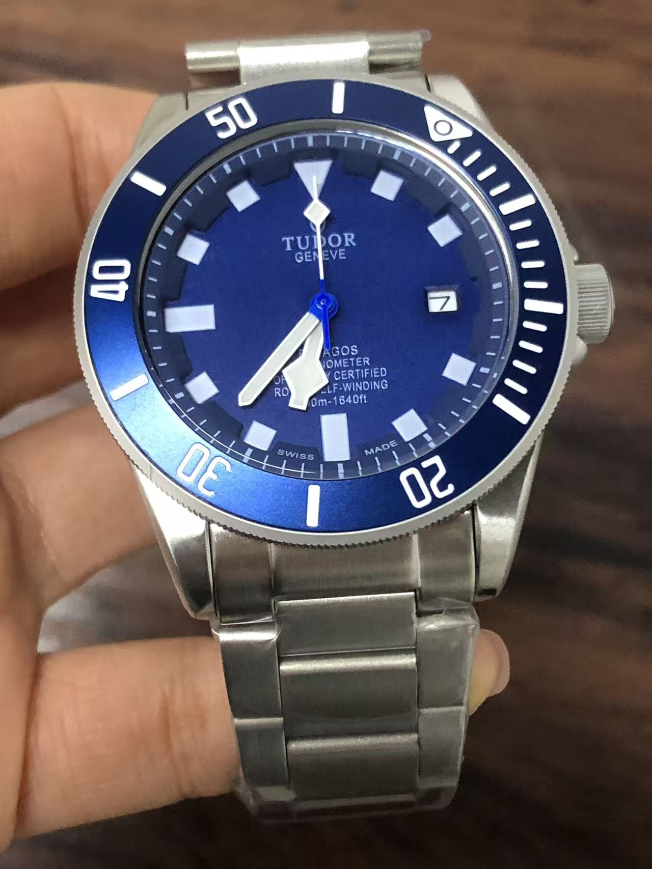Replica Pelagos 904l Stainless Steel Automatic Mechanical Watch 42MM M25600TB-0001