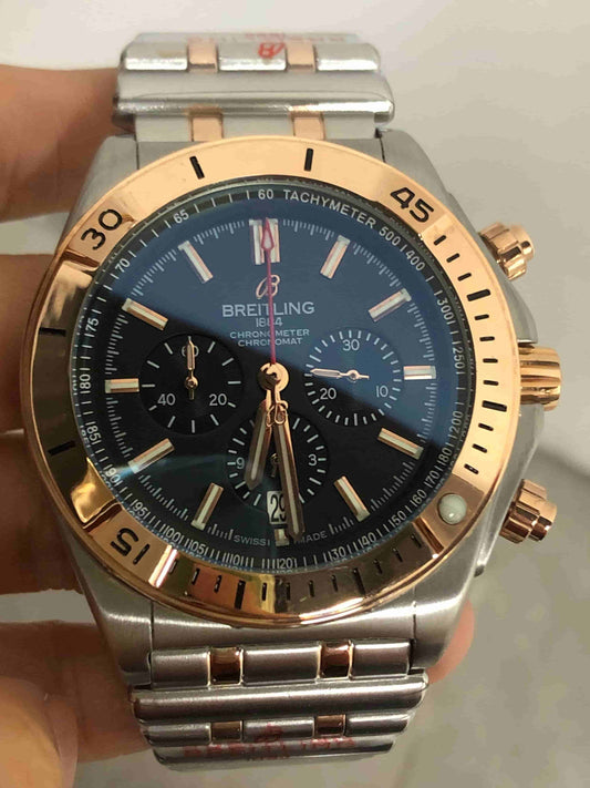 Réplique de montre japonaise à mouvement à quartz Vk en acier inoxydable BL153