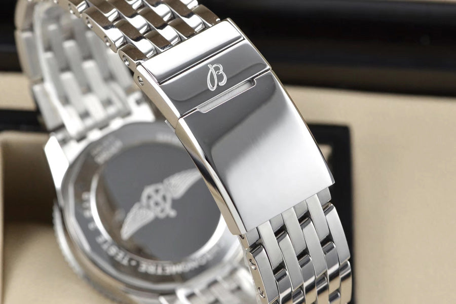 Replica Aviation Timing B01 46MM Stainless Steel Watch