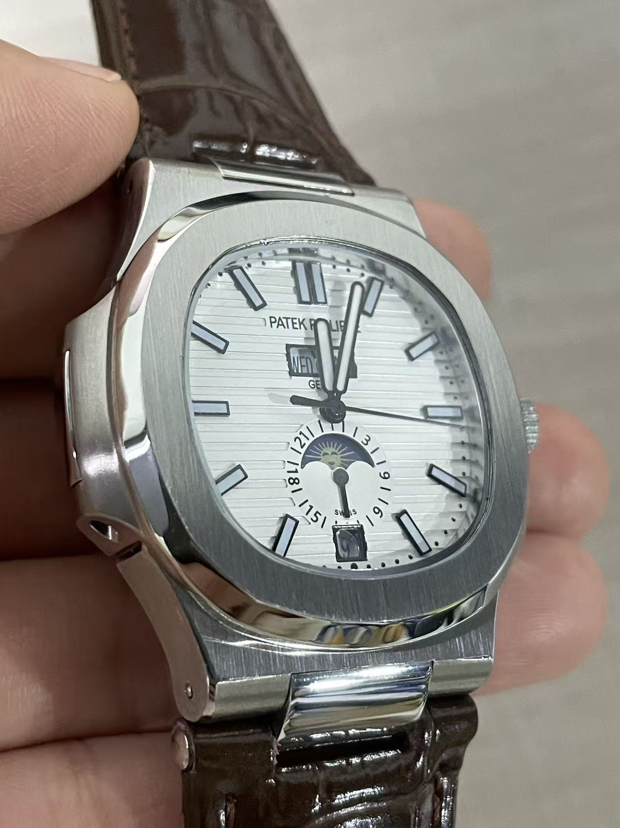 Replica NAUTILUS Stainless Steel Automatic Mechanical Watch 40mm