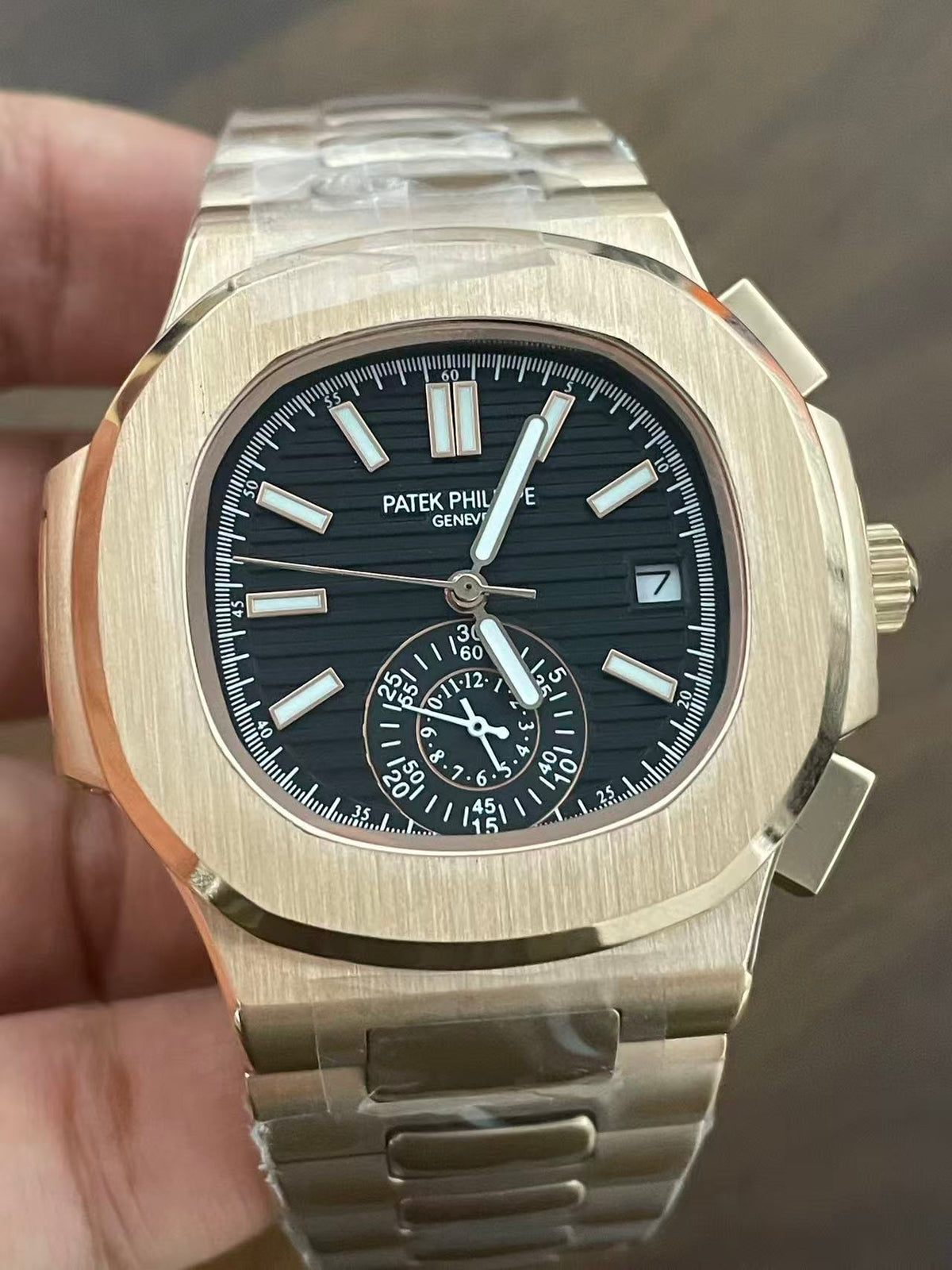 Replica NAUTILUS 5980 904l Stainless Steel Automatic Mechanical Watch 39mm