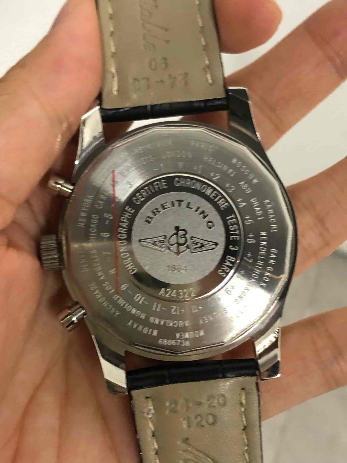 Replica Stainless Steel Japanese Vk63 Quartz Movement Watch BL77