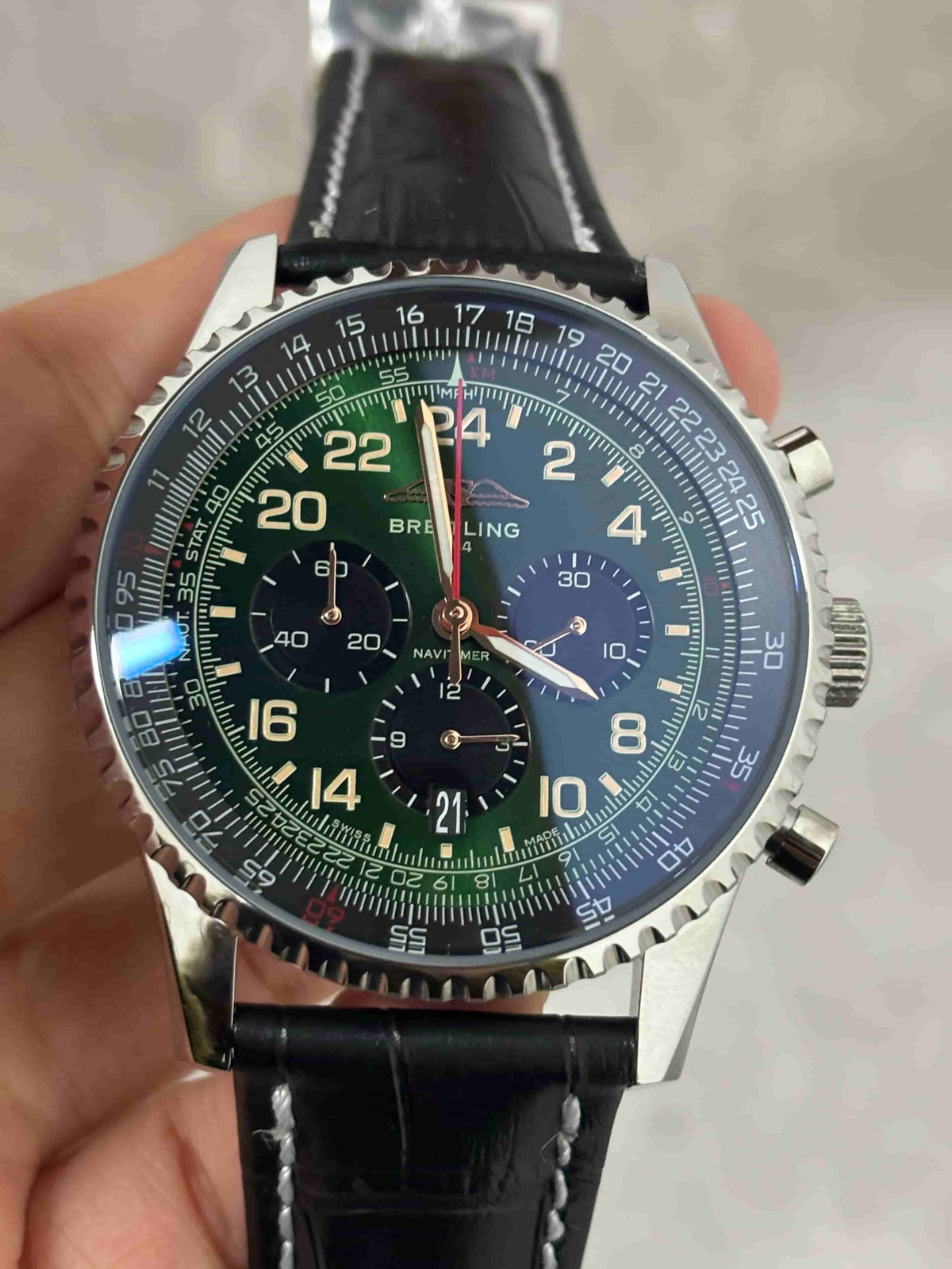 Replica Stainless Steel Japanese Vk Quartz Movement Watch BL158