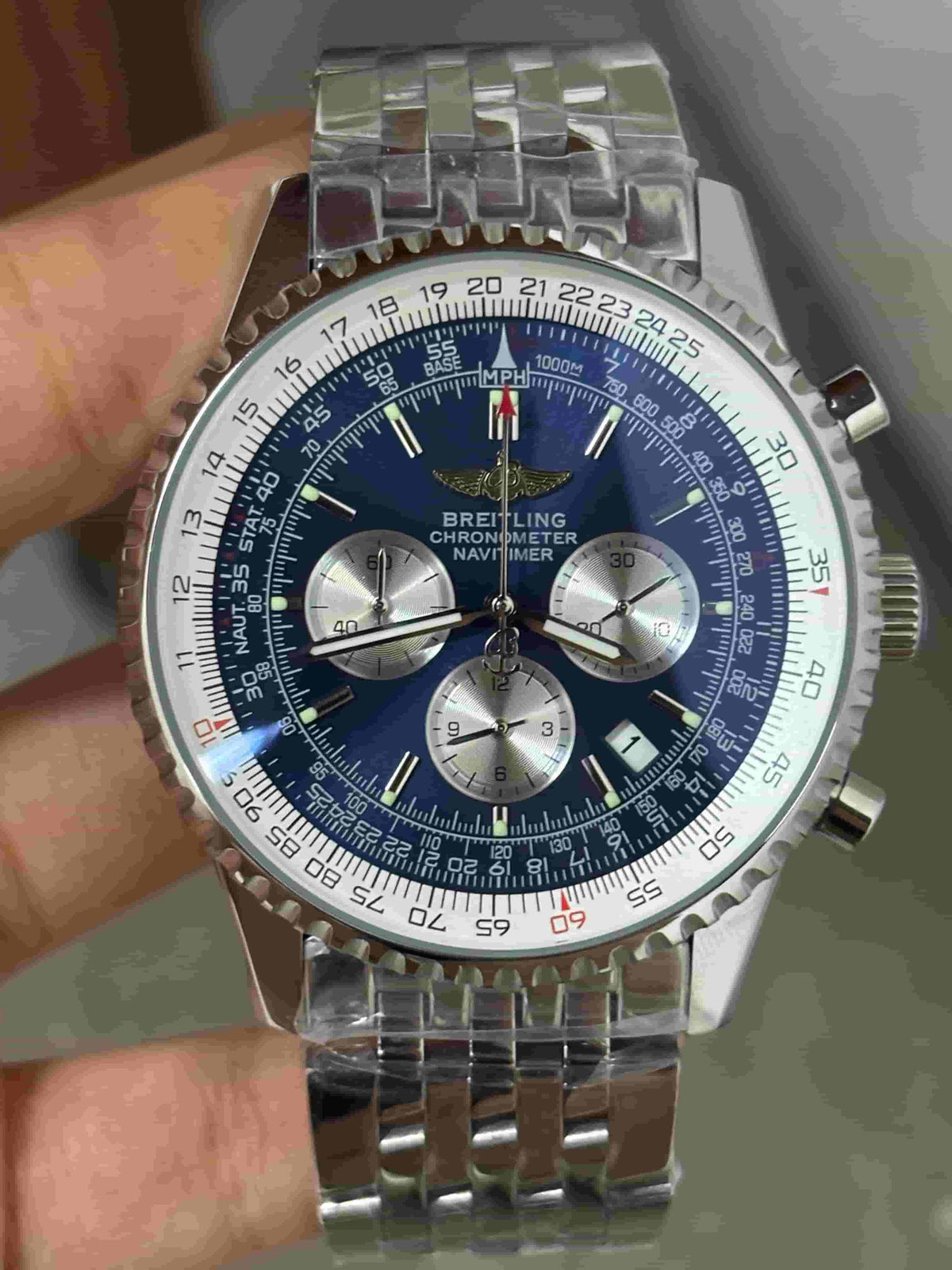 Replica Stainless Steel Japanese Vk63 Quartz Movement Watch BL75
