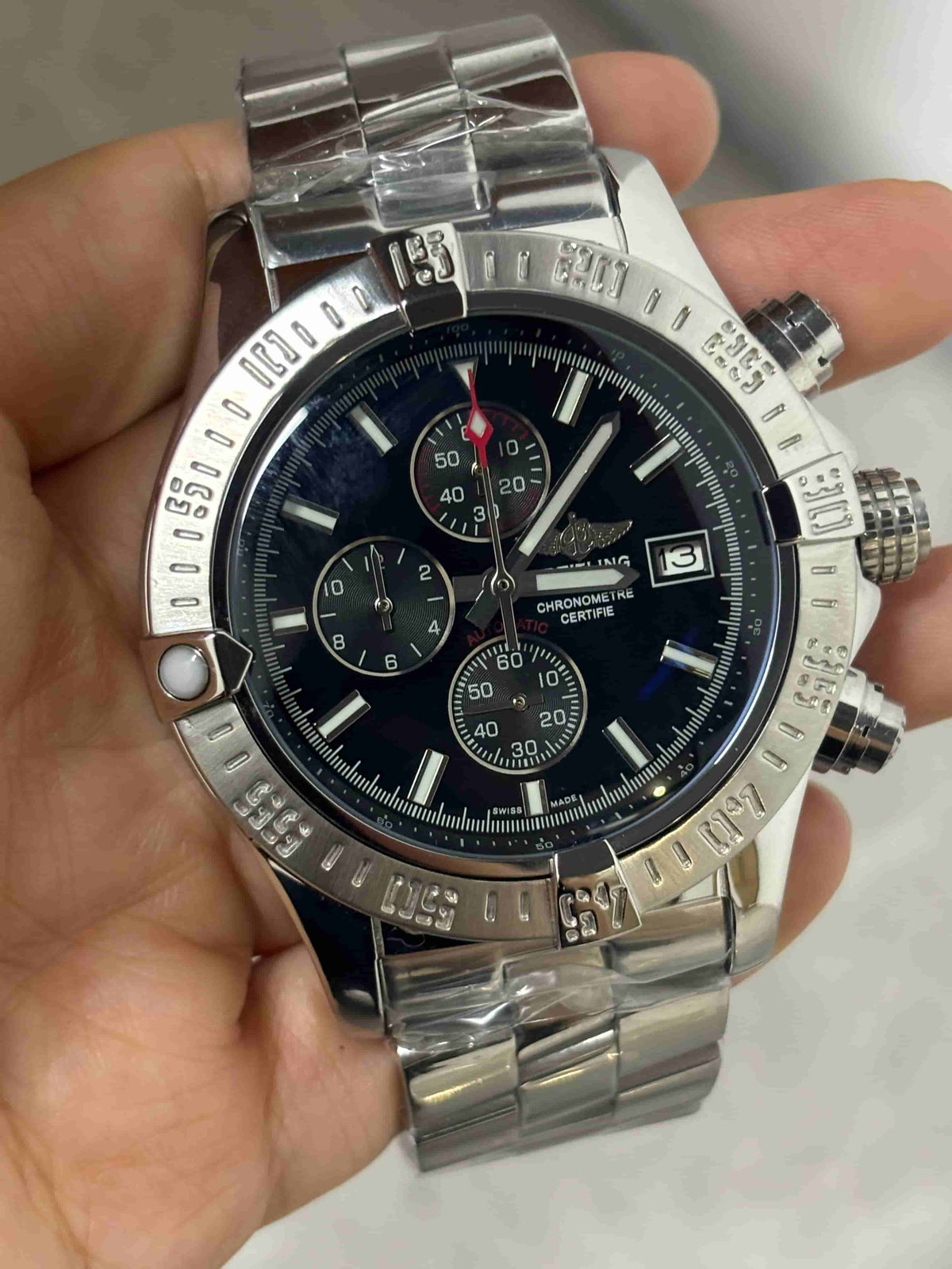 Replica Stainless Steel Japanese Vk Quartz Movement Watch BL199