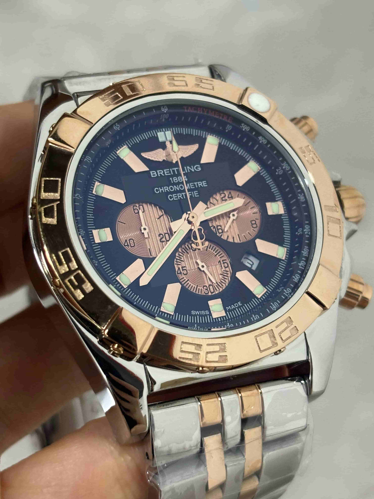 Replica Stainless Steel Japanese Vk Quartz Movement Watch BL178