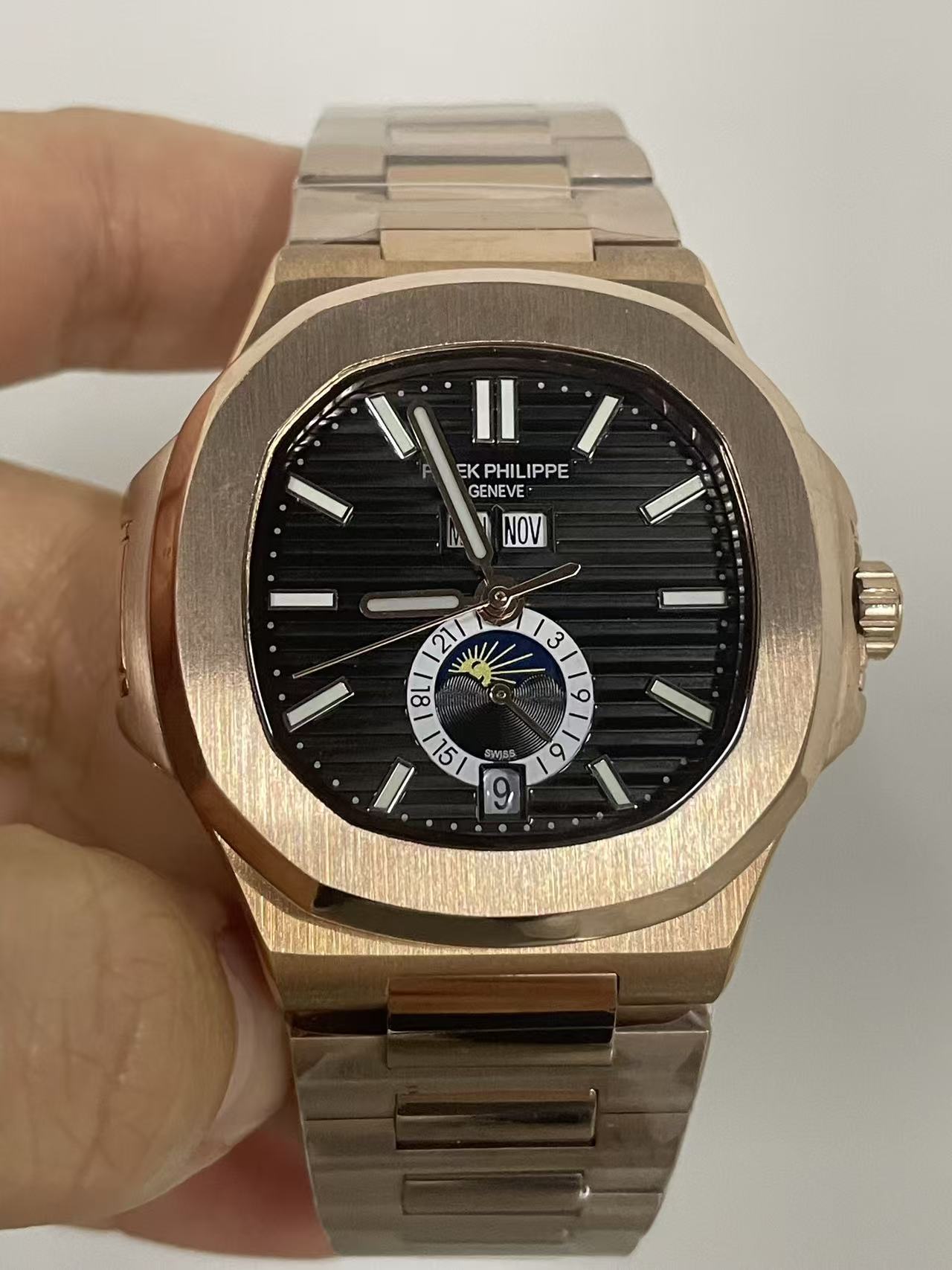 Replica NAUTILUS Stainless Steel Automatic Mechanical Watch 40mm