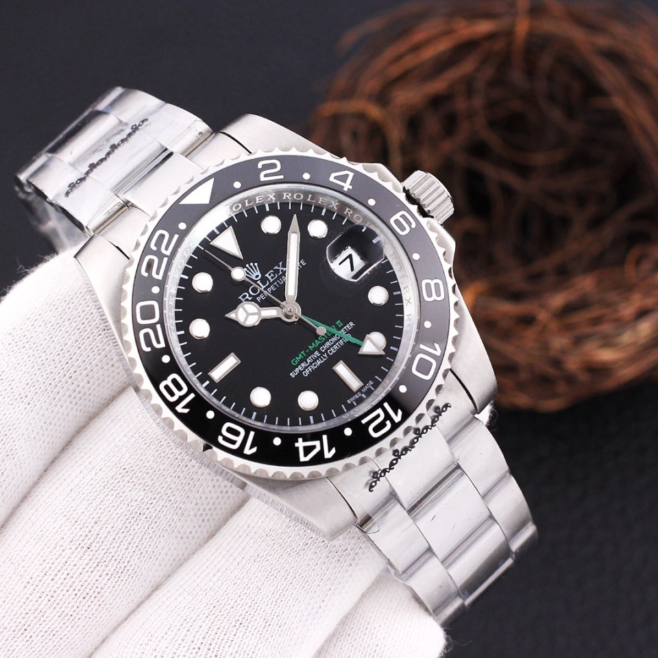Automatic Watch Replica GMT Master II Full Black 100703