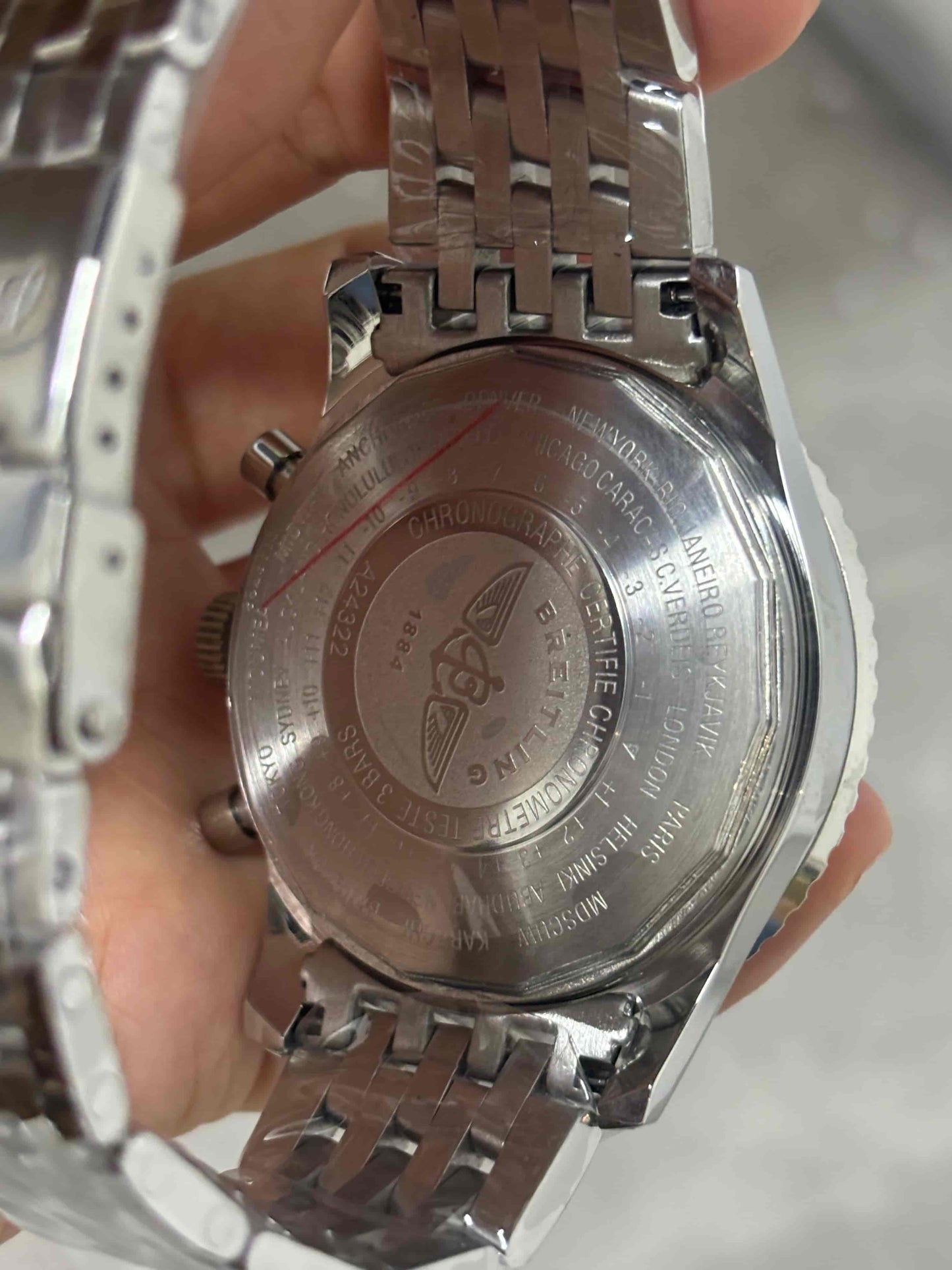 Replica Stainless Steel Japanese Vk Quartz Movement Watch BL200