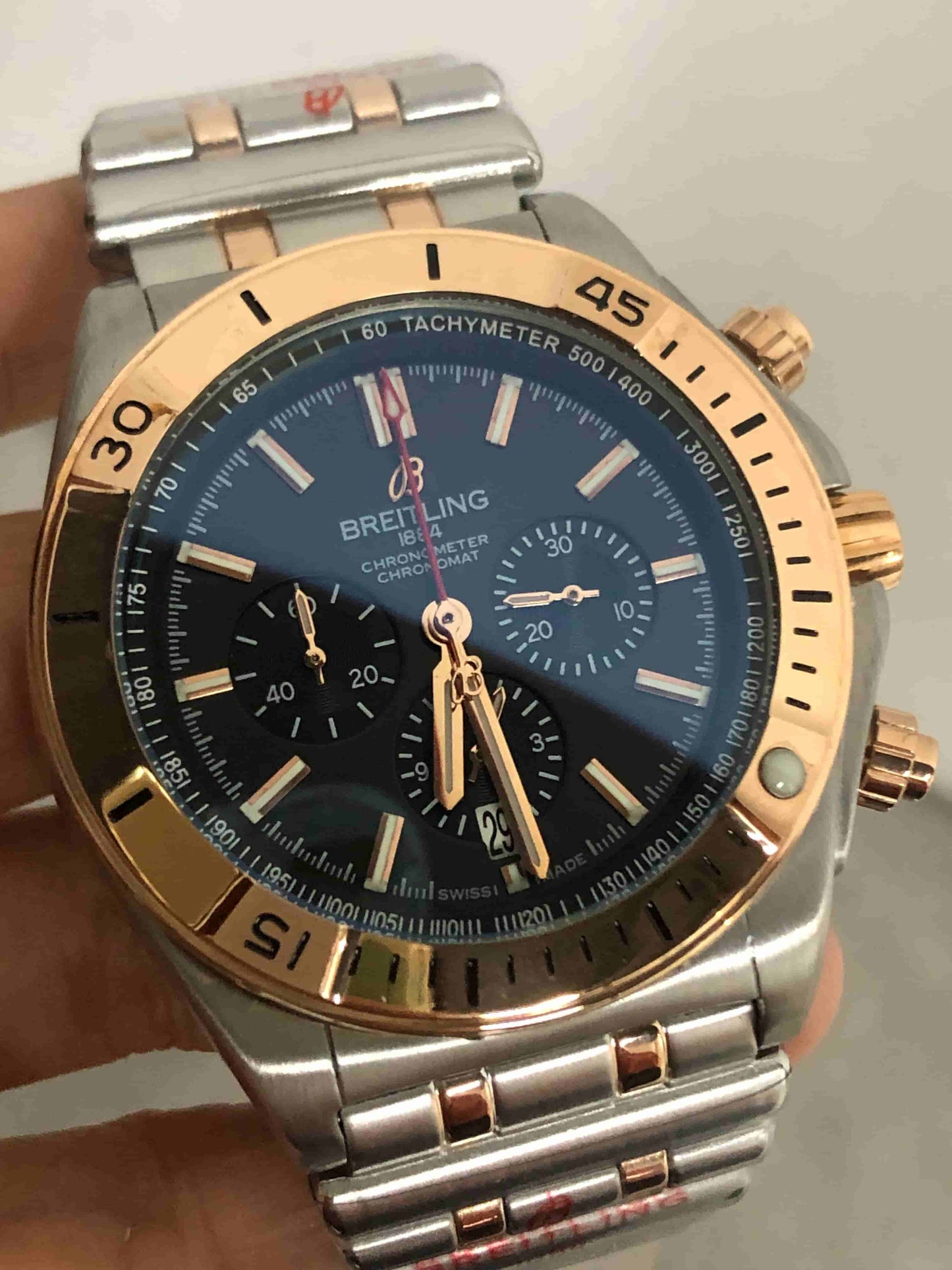 Replica Stainless Steel Japanese Vk Quartz Movement Watch BL153
