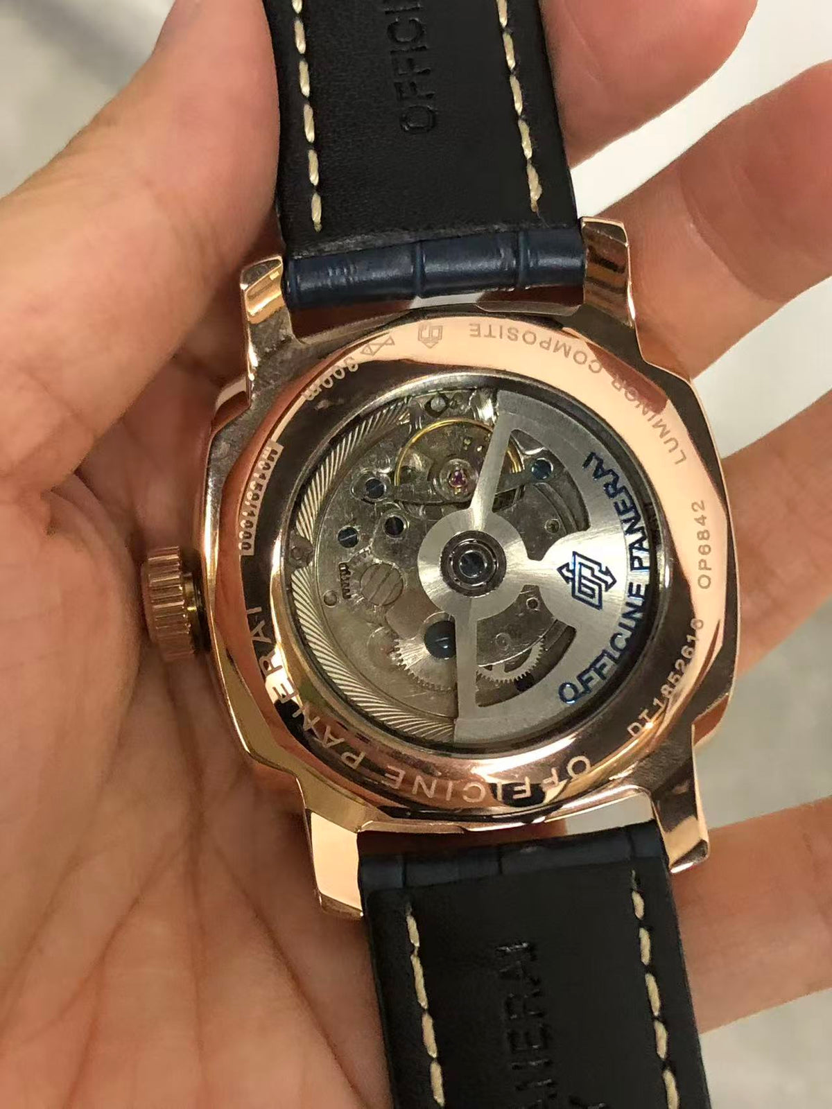 Replica LUMINOR DUE 904L Stainless Steel Automatic Mechanical Watch Mens Watches 44mm