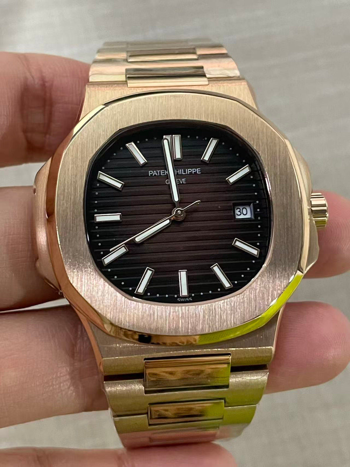 Replica 5711/1R-001 Stainless Steel Automatic Mechanical Watch 40mm